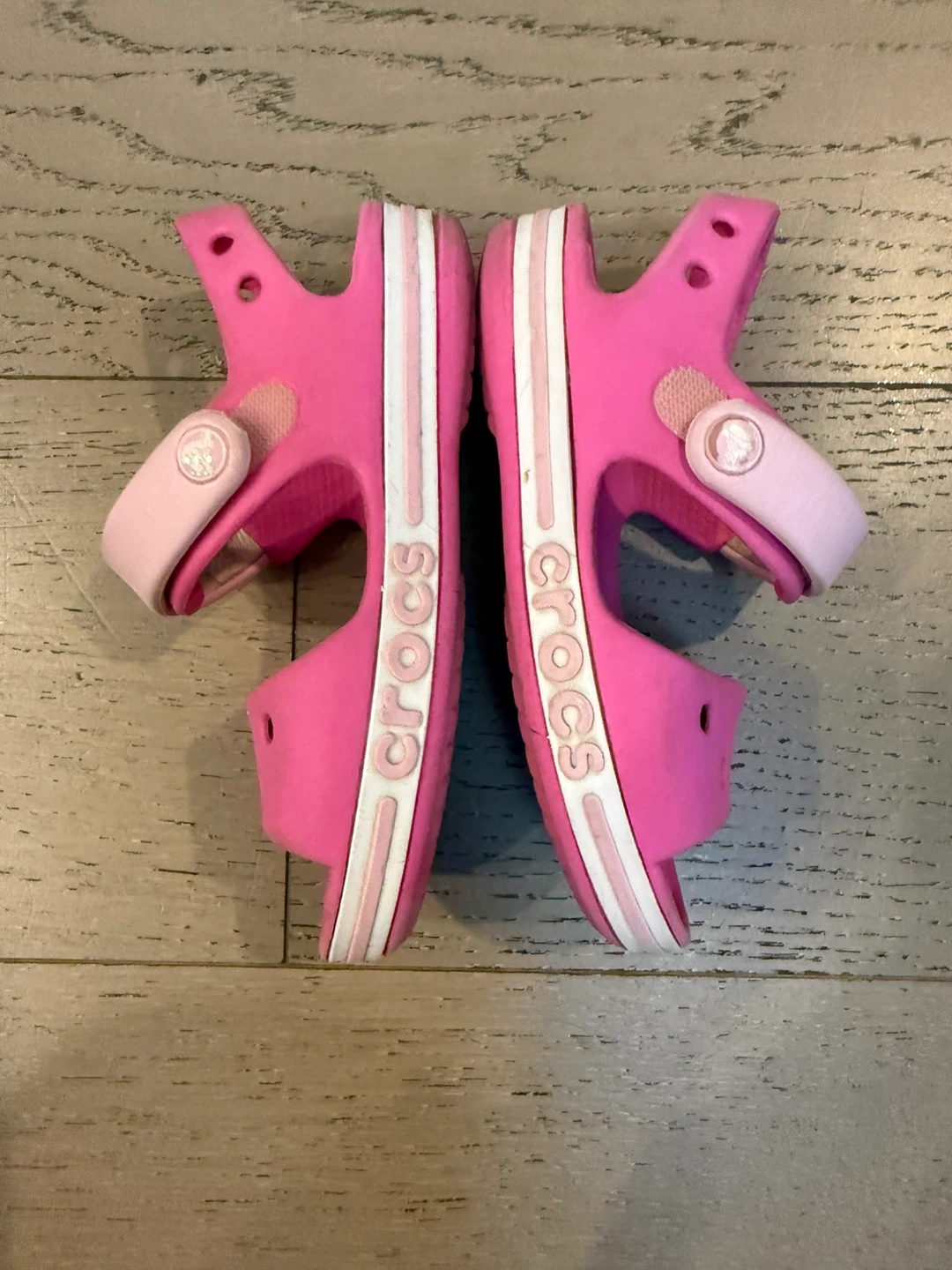 Kid’s Pink Crocs Sandals Size C10 - photo 2
