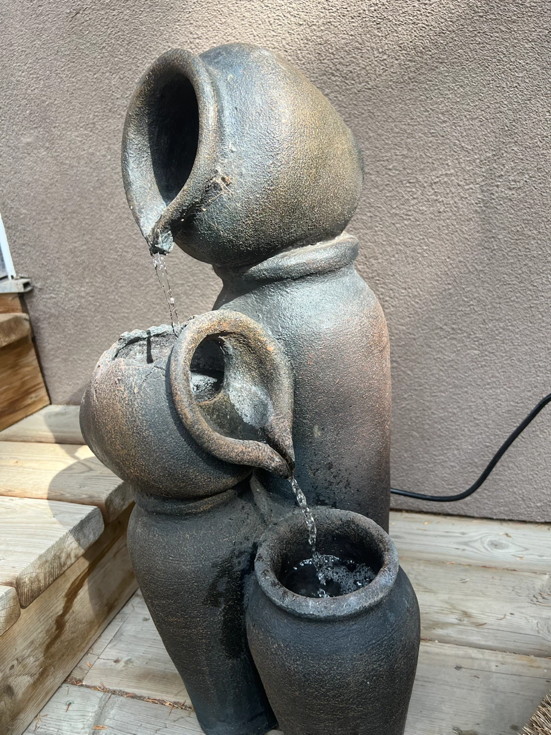 Three-Tier Cascading Pot Water Fountain - photo 3