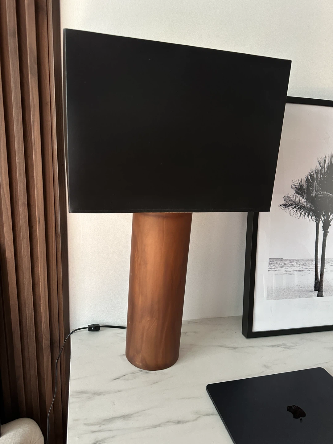 LUX VINTAGE HOTEL TABLE LAMP GLASS LIGHT