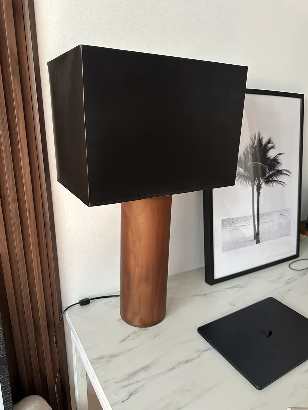 LUX VINTAGE HOTEL TABLE LAMP GLASS LIGHT - photo 2