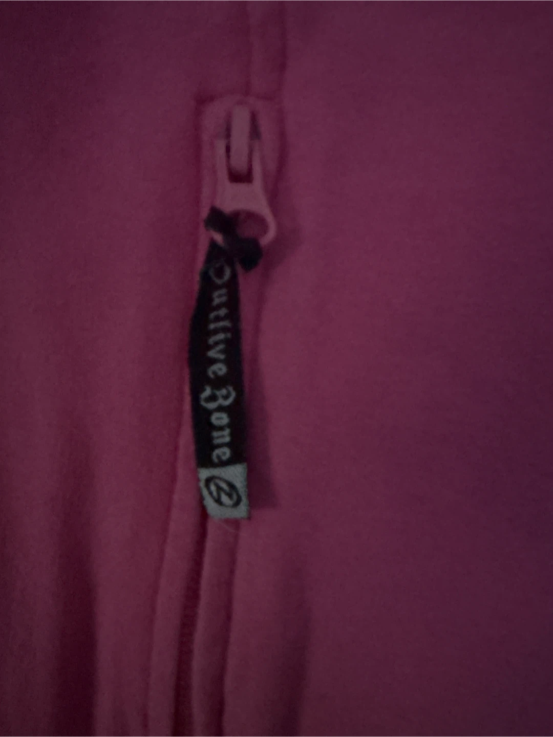 Pink Full Zip Jacket with White Stripes - photo 2