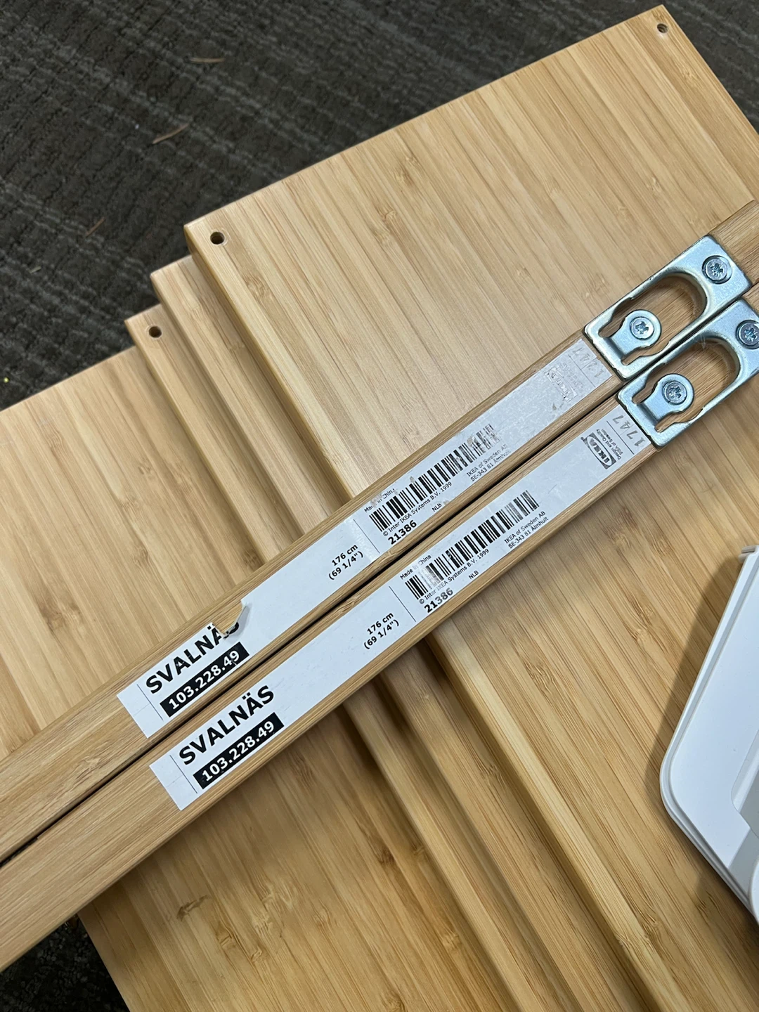 IKEA SVÄLNAS Wall Shelf with Desk - photo 2