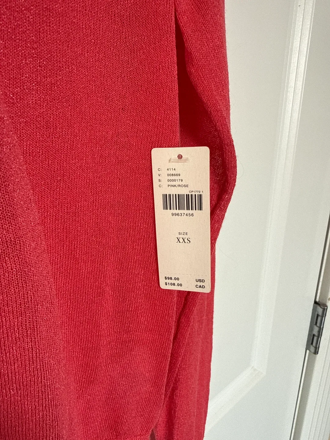 Anthropologie Pink Cardigan - photo 2
