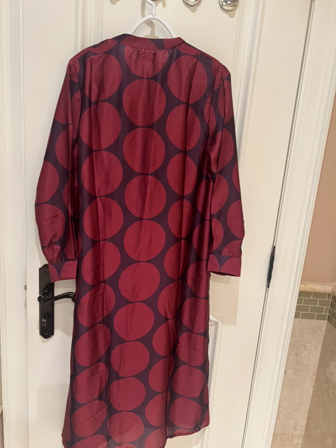 Sana Safinaz Medium Burgundy and purple Polka Dot 2pc set - photo 2