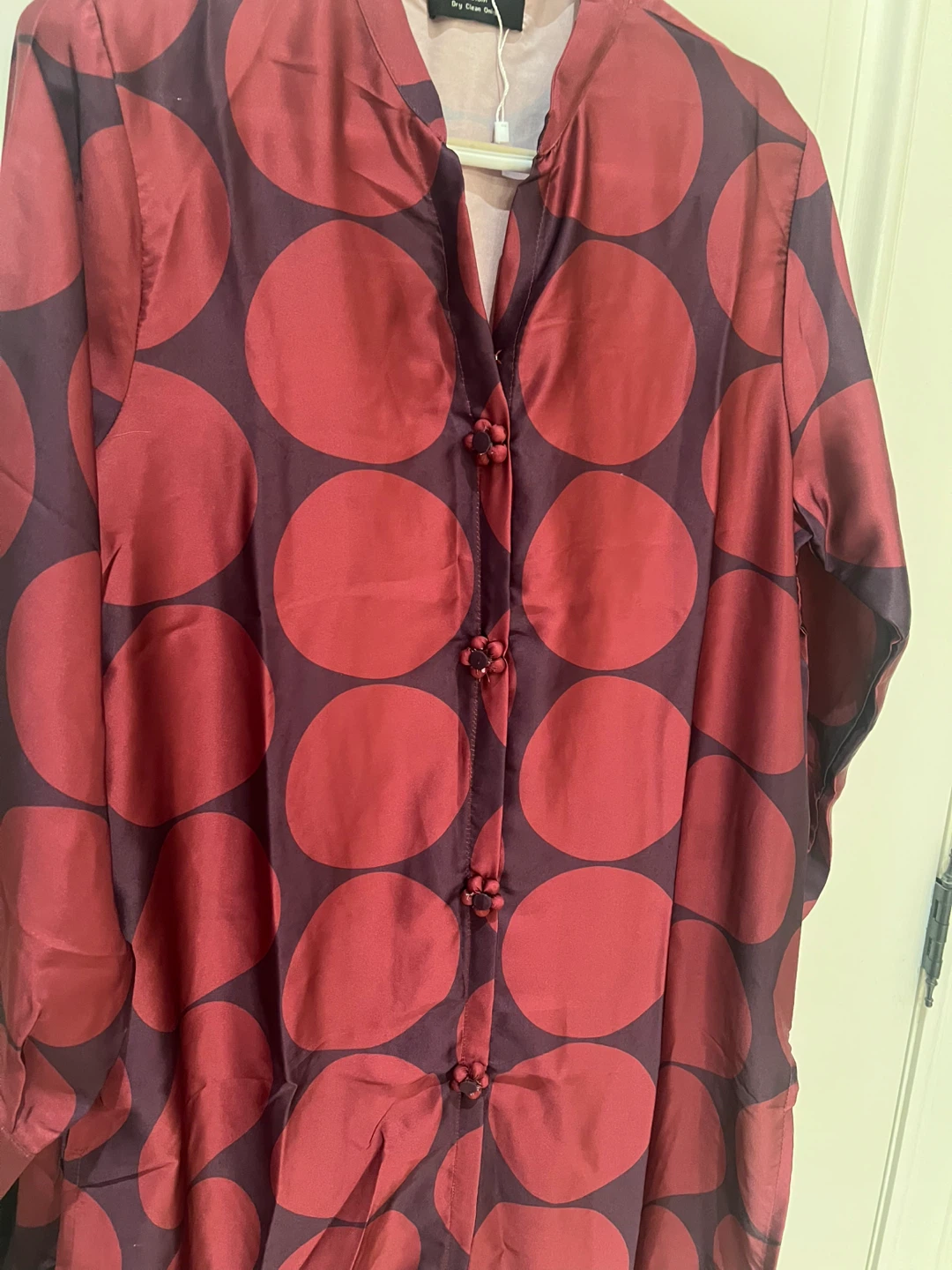 Sana Safinaz Medium Burgundy and purple Polka Dot 2pc set - photo 3