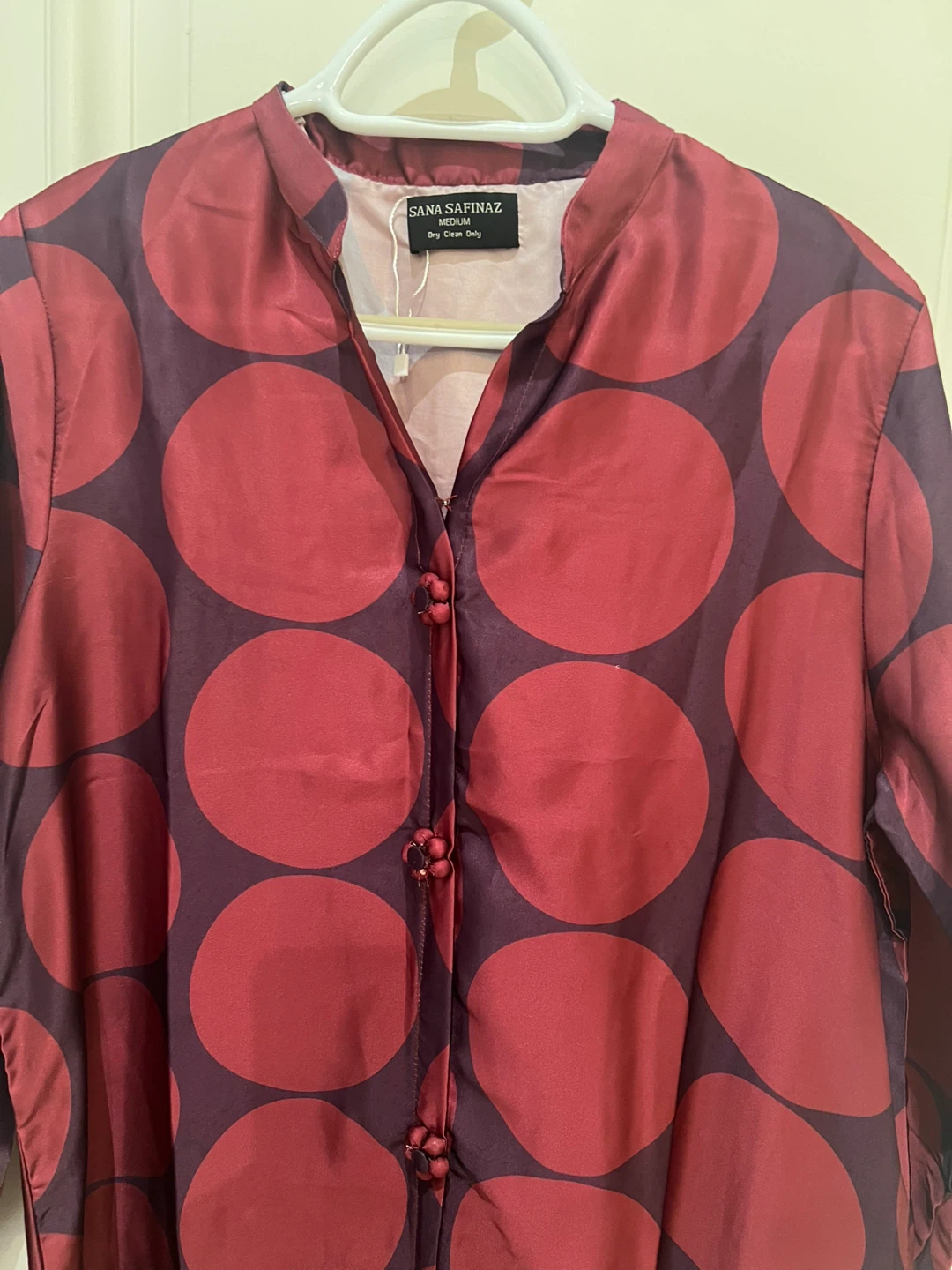 Sana Safinaz Medium Burgundy and purple Polka Dot 2pc set - photo 4