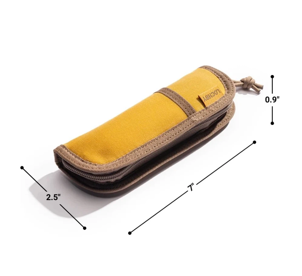 Lochby Duo Pen Pouch, New, Mustard