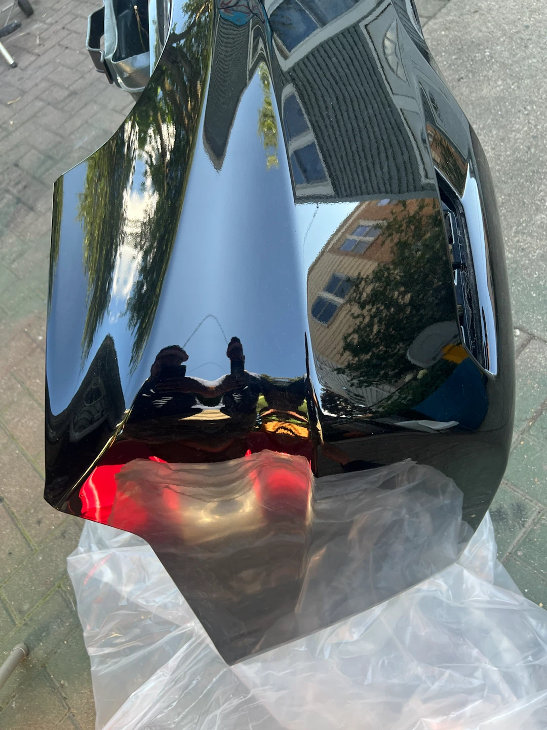 2015 Honda civic rear bumper fresh painted black