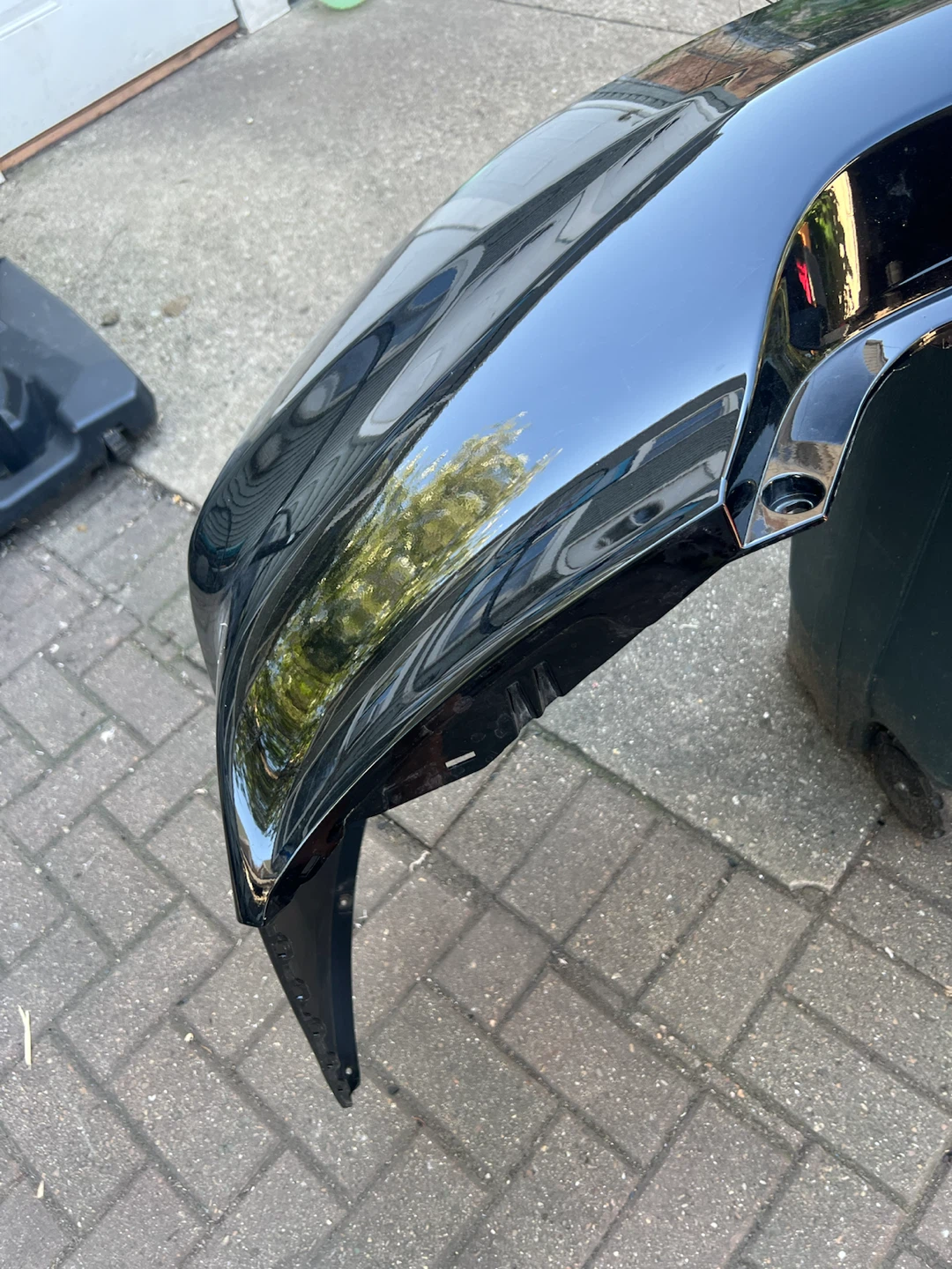 2015 Honda civic rear bumper fresh painted black - photo 2