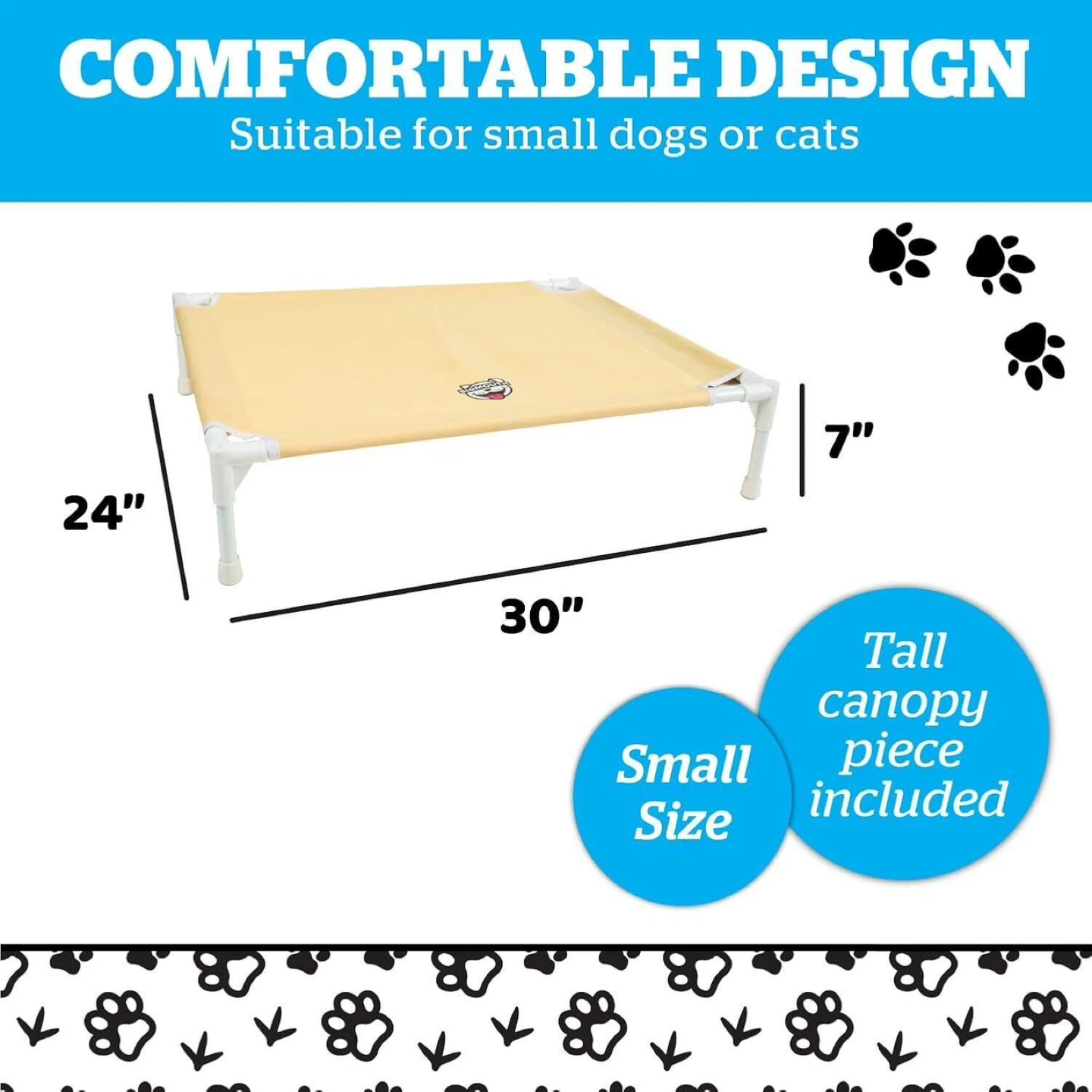BigMouth Mushroom Elevated Canopy Dog Bed - New - photo 3