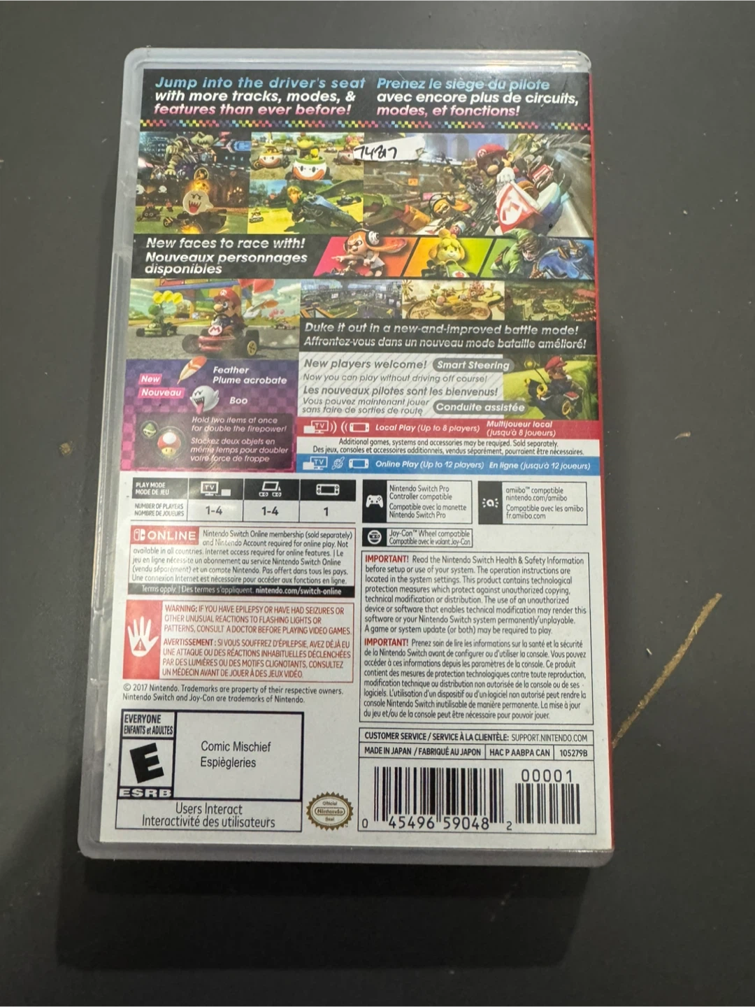 Nintendo Switch Mario Kart 8 Deluxe Game - photo 2