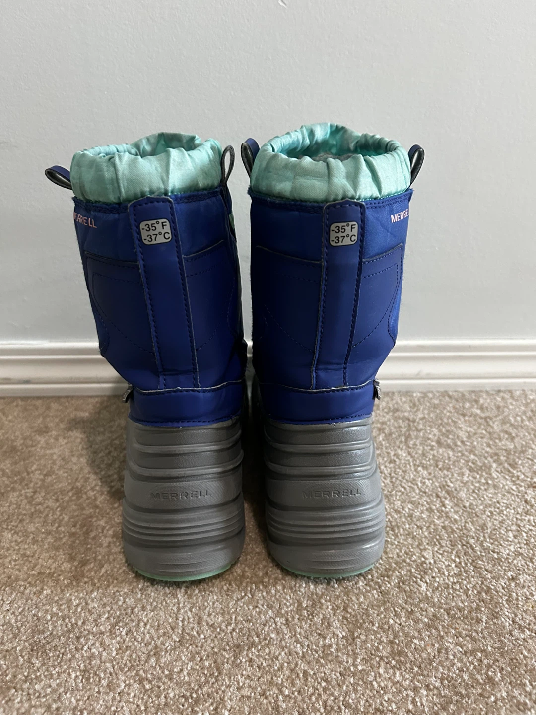 Kids Merrell Snow Boots Size 3 - photo 2