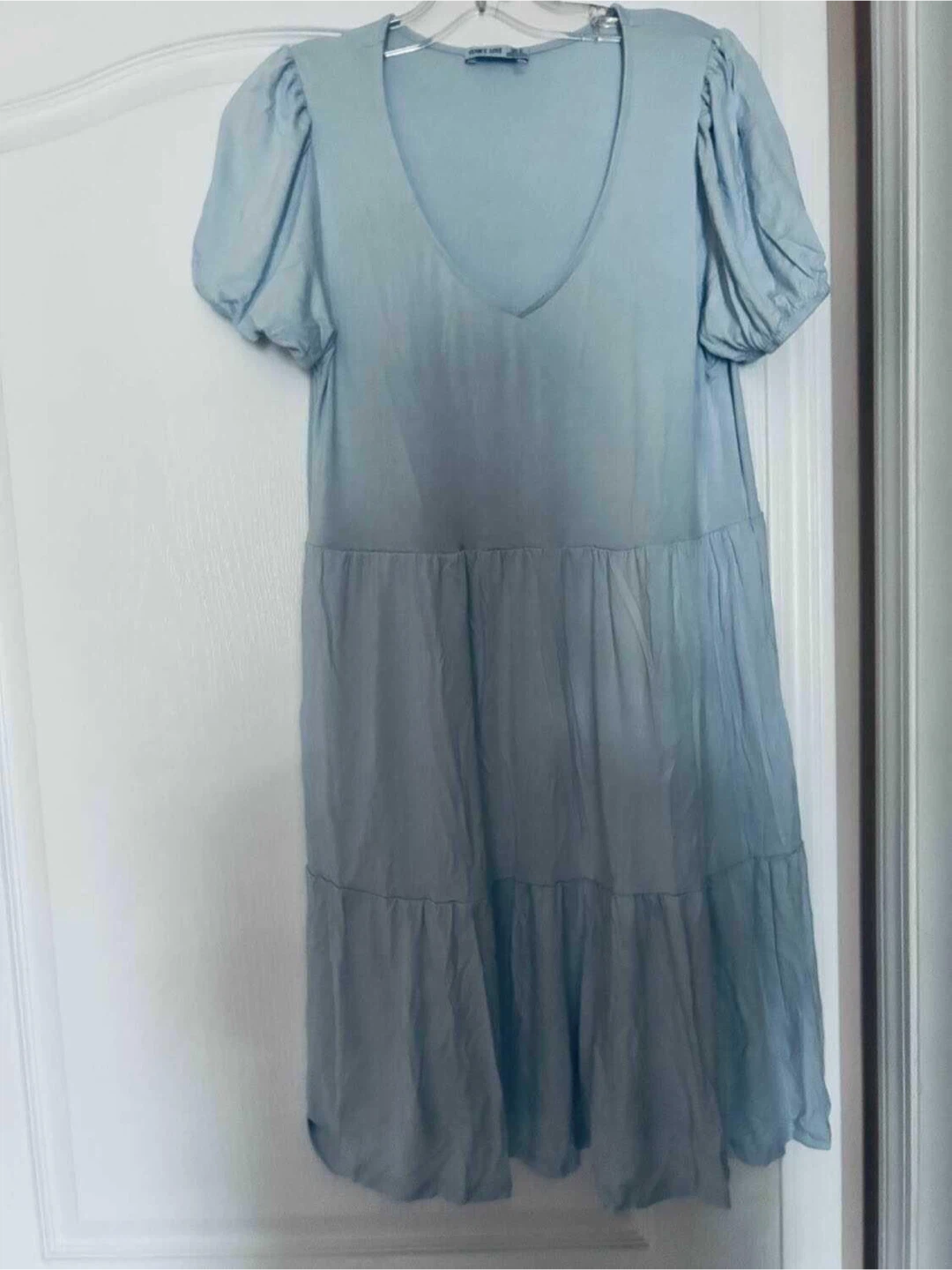 NEW Babydoll Tiered Puff Sleeve Dress