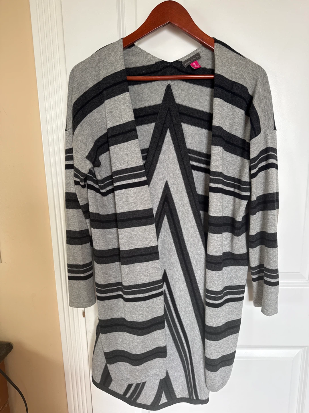 Vince Camuto Striped Cardigan Sweater