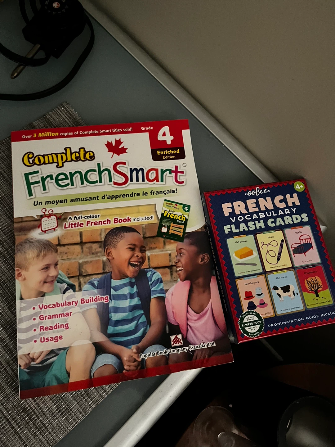 Complete FrenchSmart Grade 4 and eeboo Flash Cards