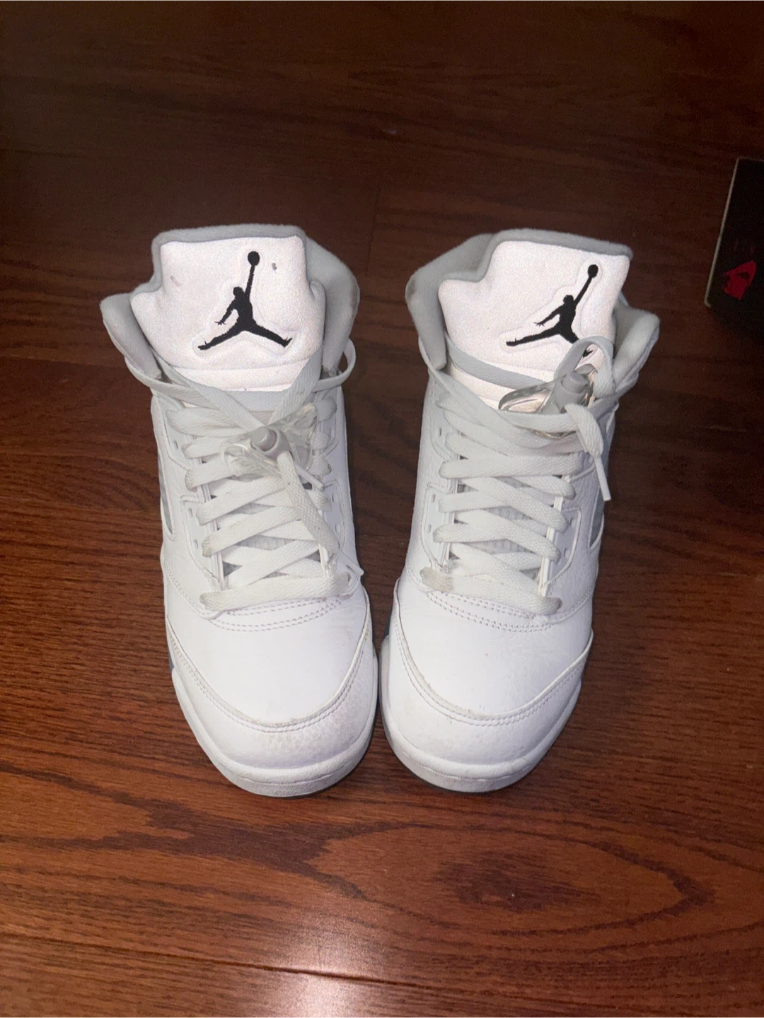 Air Jordan 5 Retro (GS) White/Black-Metallic Silver - photo 3