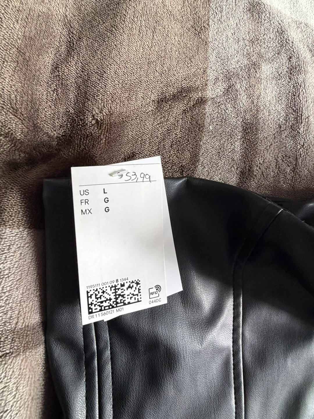 Robe bustier simili cuir H&M taille L - photo 3