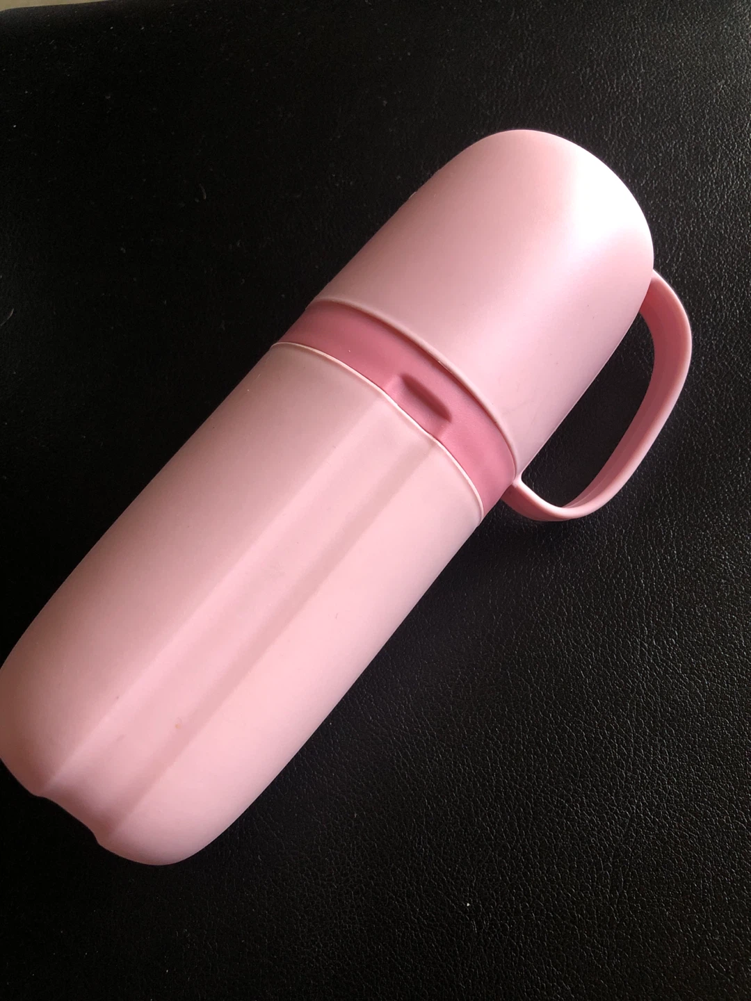 Pink Travel Toothbrush Holder with Cups - photo 4