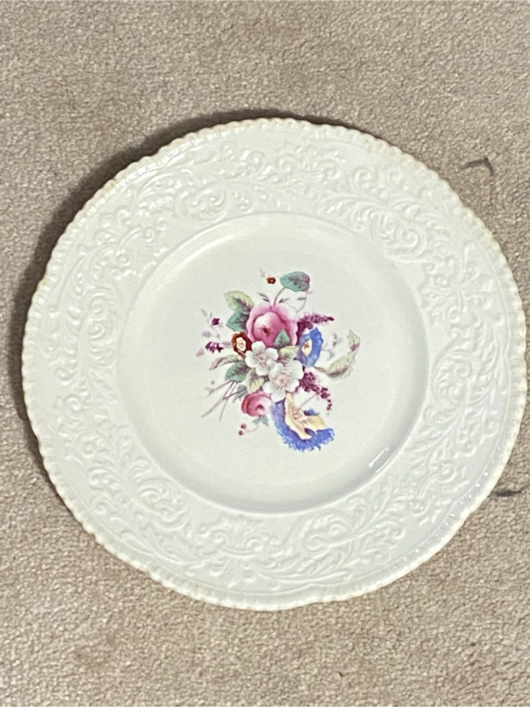 Rare Royal Cauldon Floral Plate