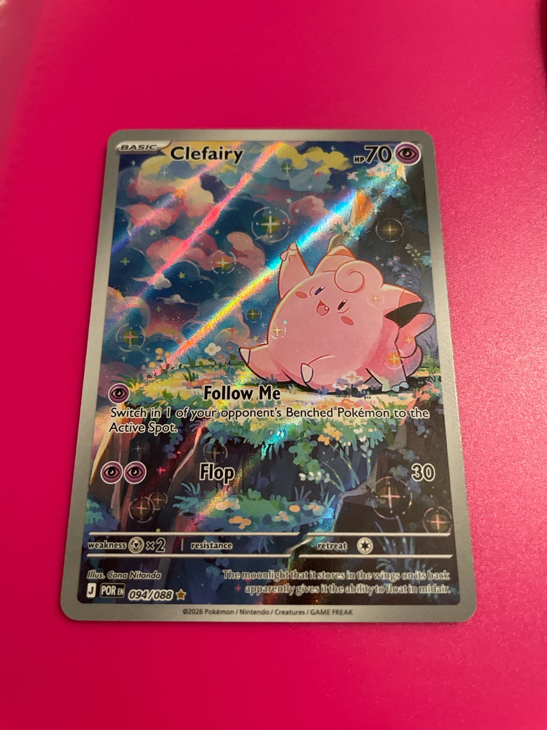 Pokemon Clefairy IR 094/088