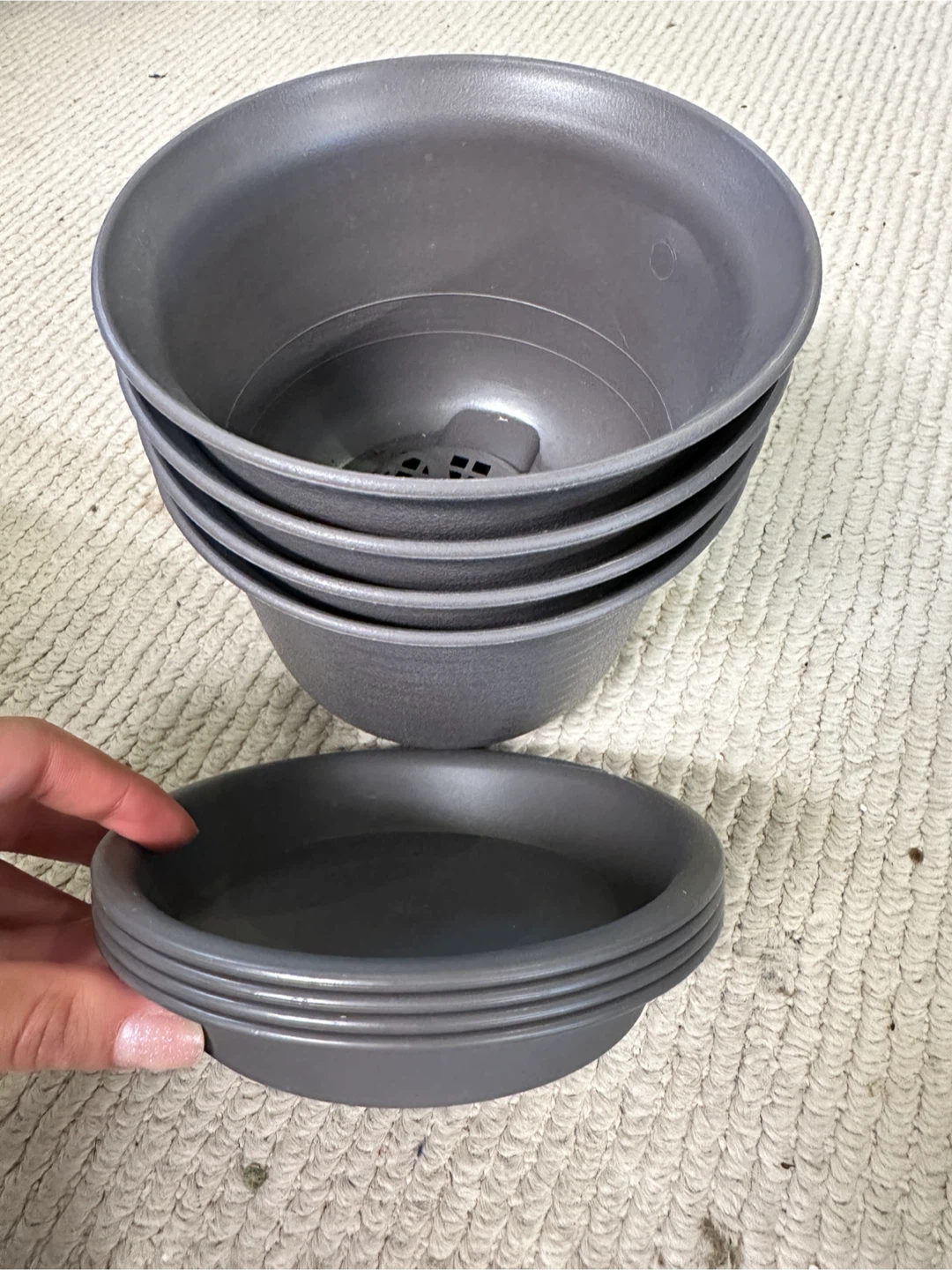 🆕 Planter & Saucer x4 Bundle - photo 2