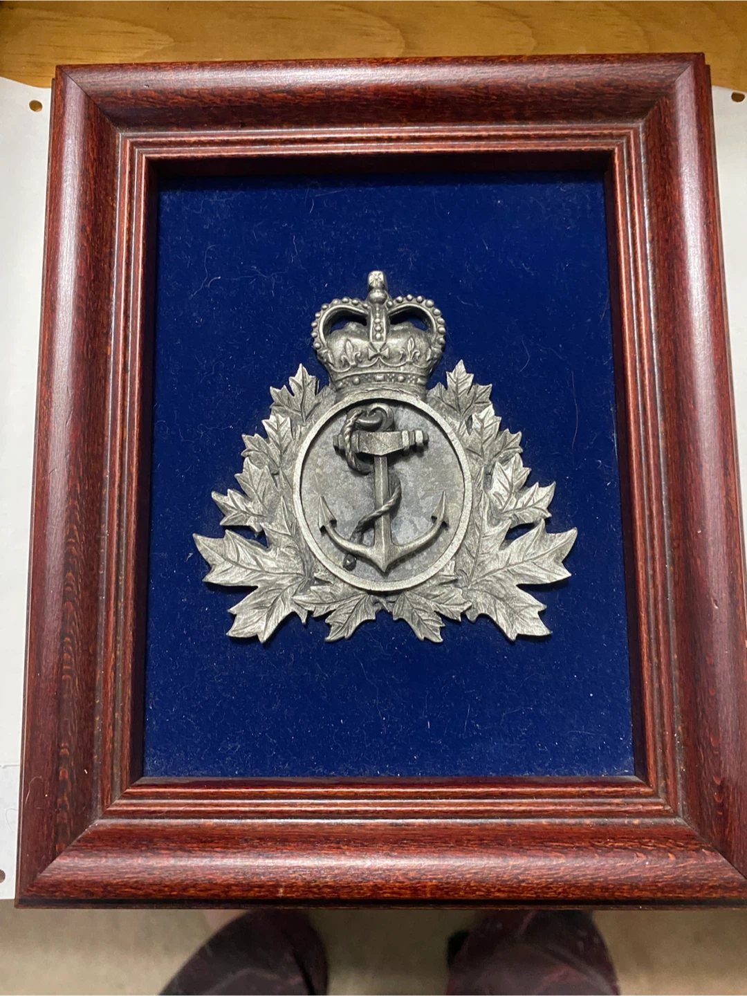 Framed Pewter Badge - photo 2