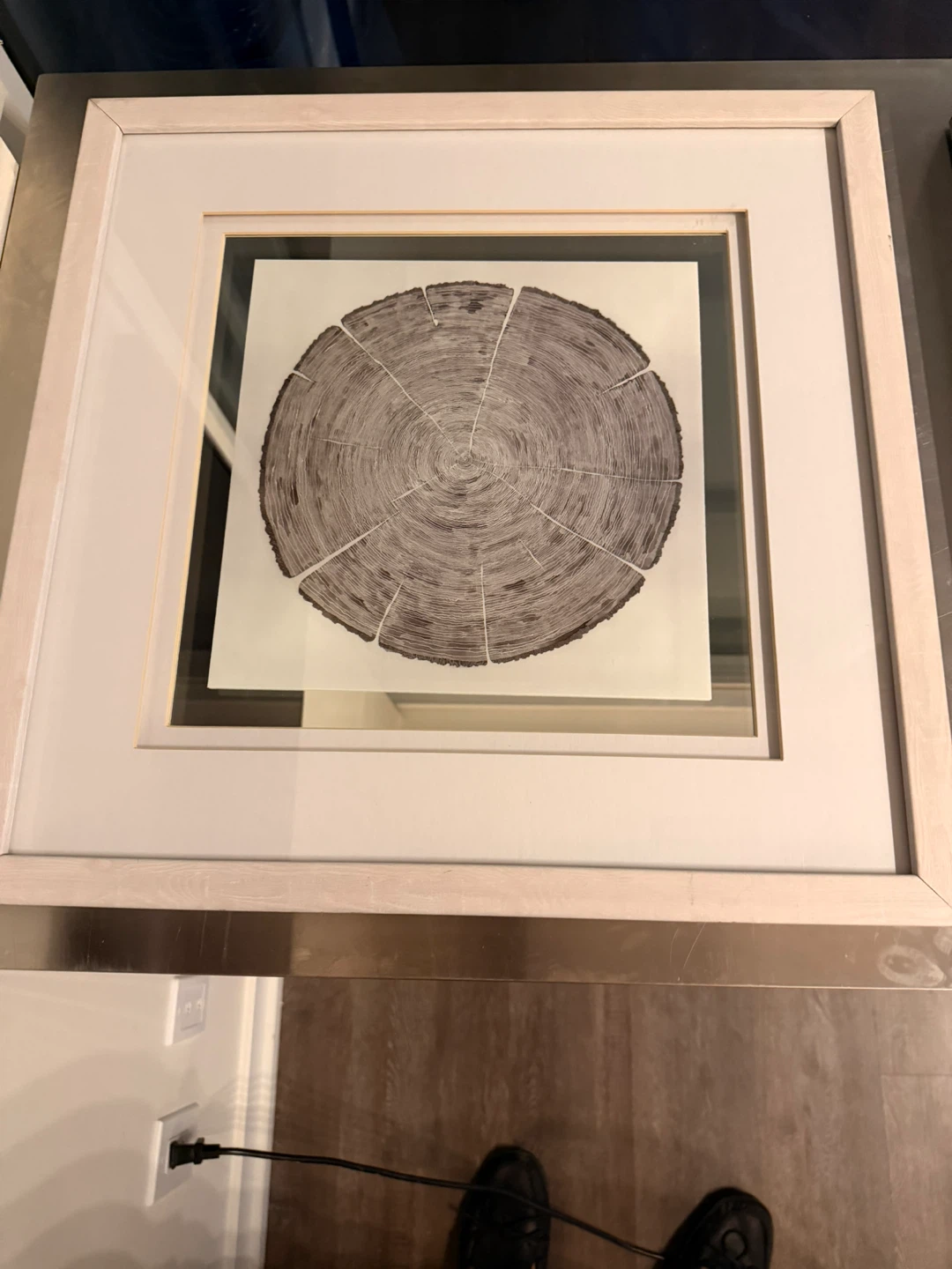 Framed Tree Ring Art