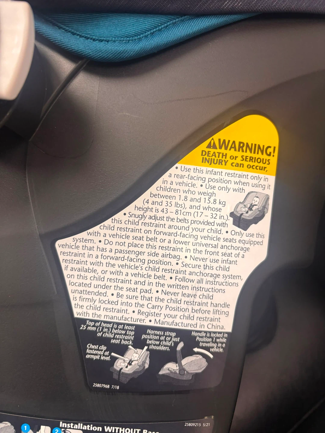 Evenflo Gold LiteMax Infant Car Seat and Stroller - photo 4