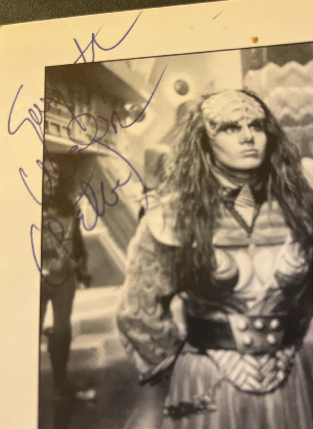Autographed Star Trek B'etor Photo - photo 2