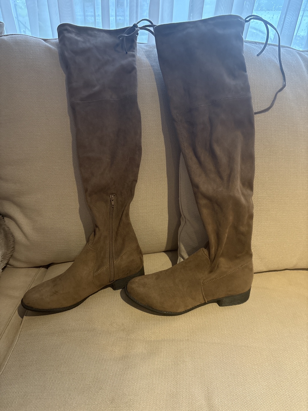 Brown Over-the-Knee Boots