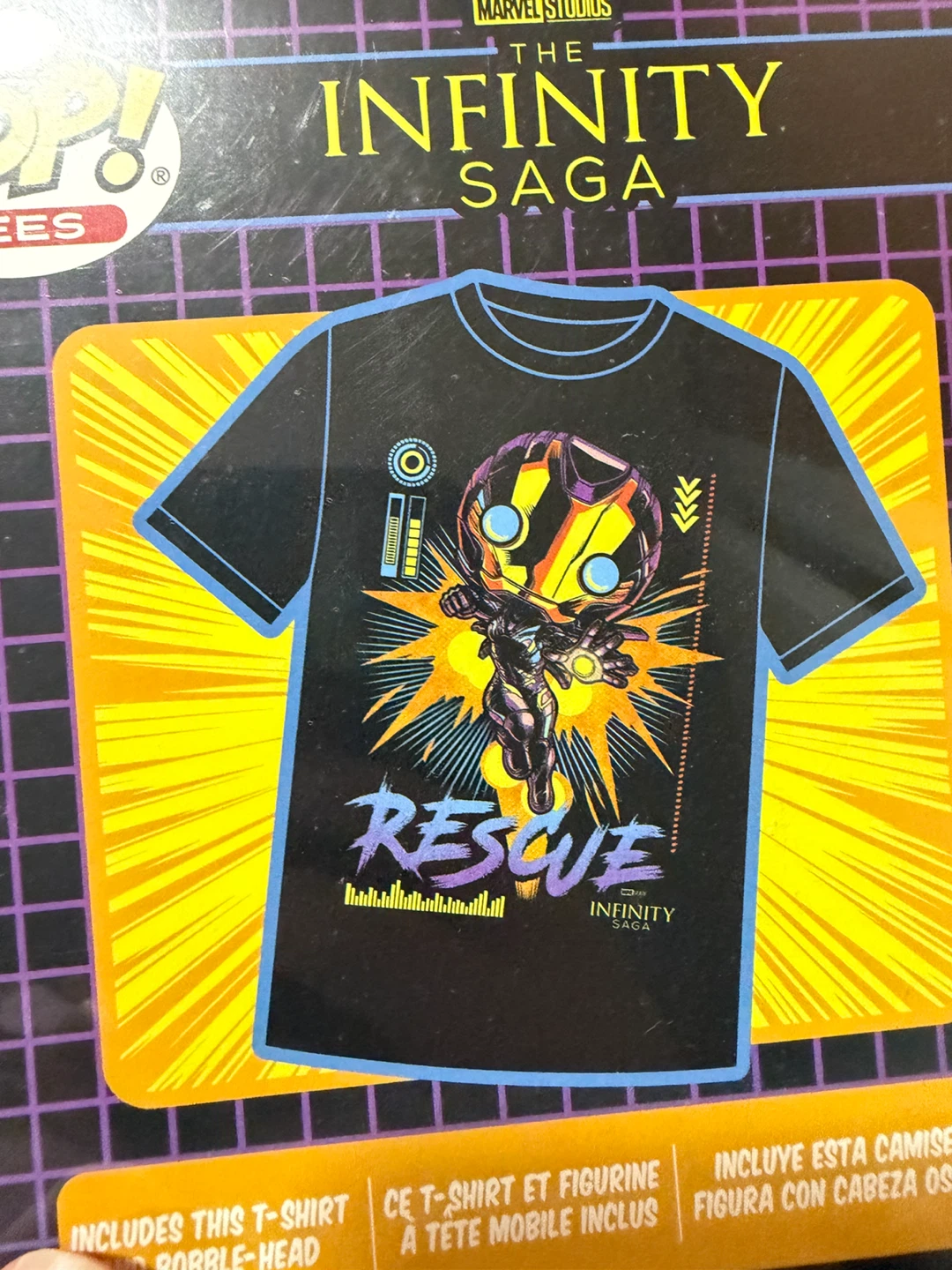 Rescue (Blacklight) Funko Pop! T-Shirt Bundle - Special Edition - photo 4