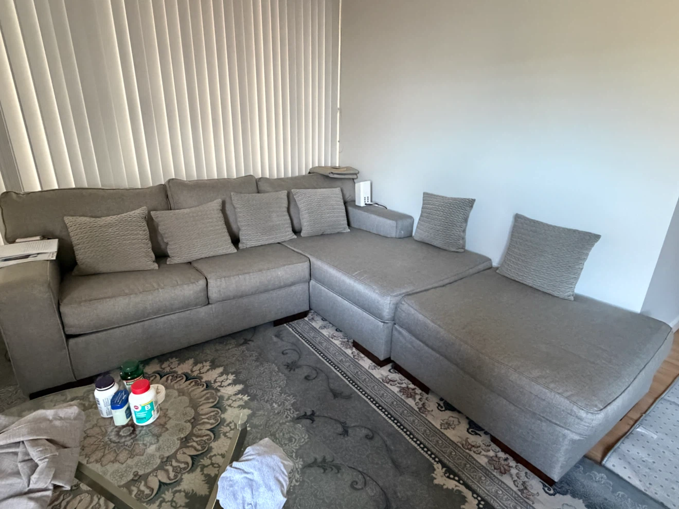 Grey Sectional Sofa - photo 3