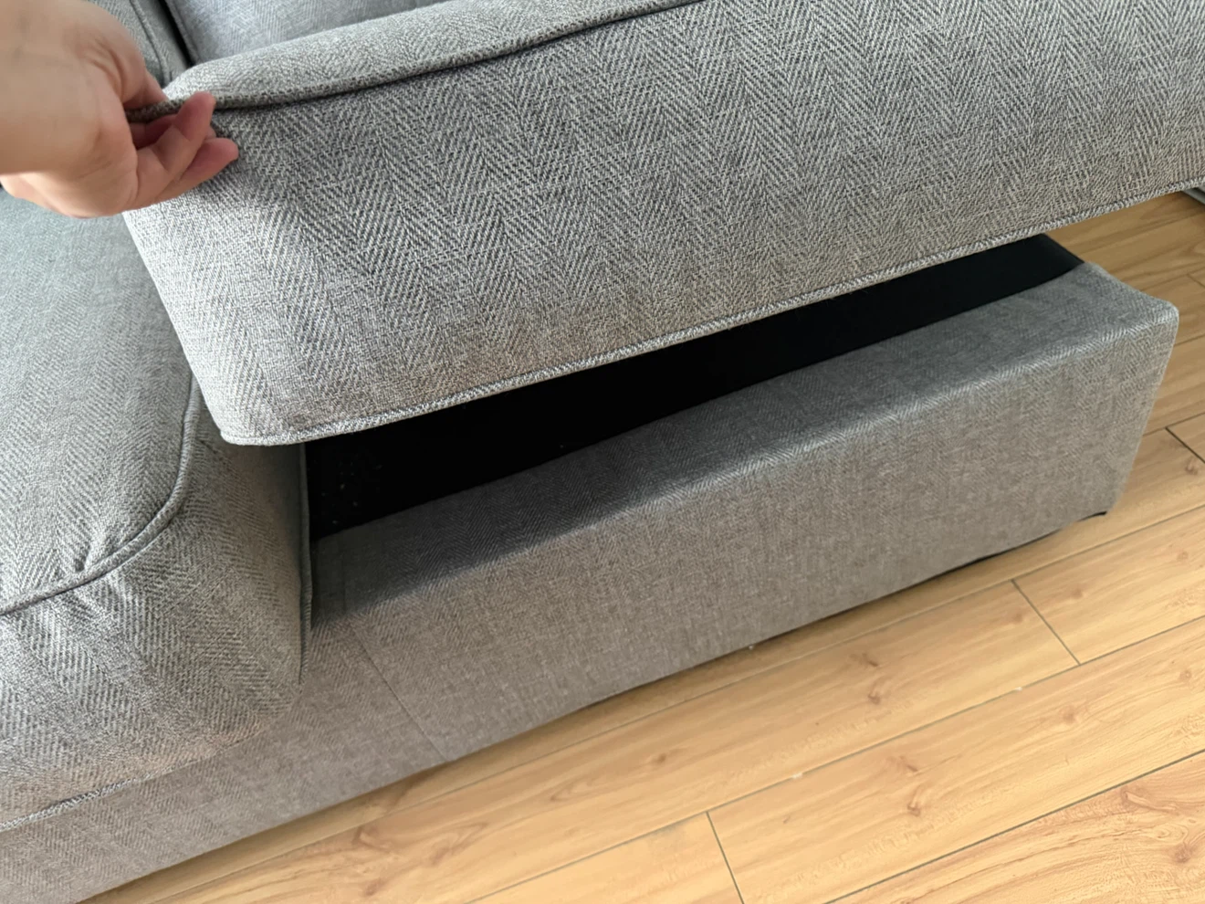 Grey Sectional Sofa - photo 4