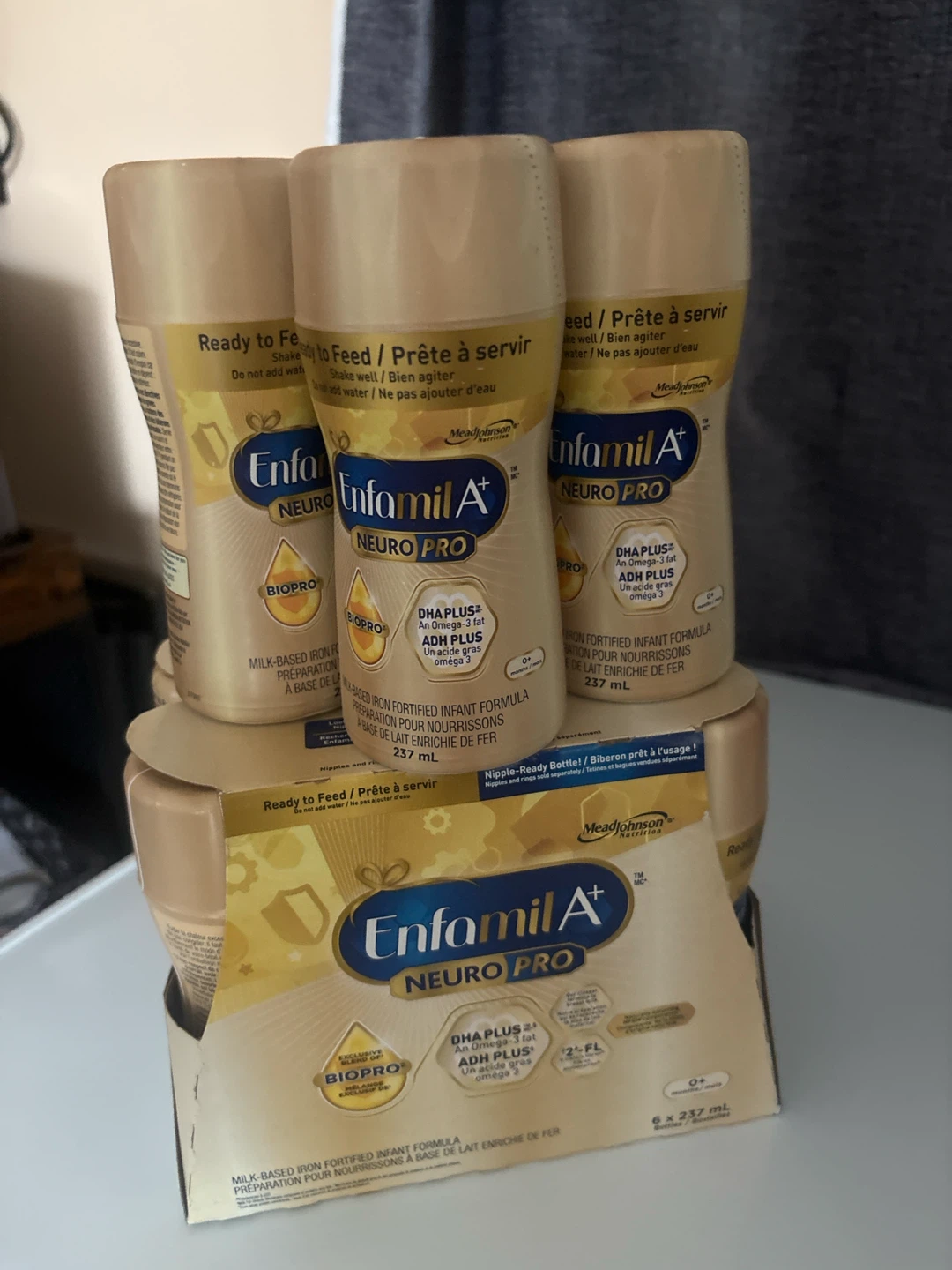Enfamil A+ Neuro Pro Ready-to-Feed Infant Formula (6 x 237 mL)