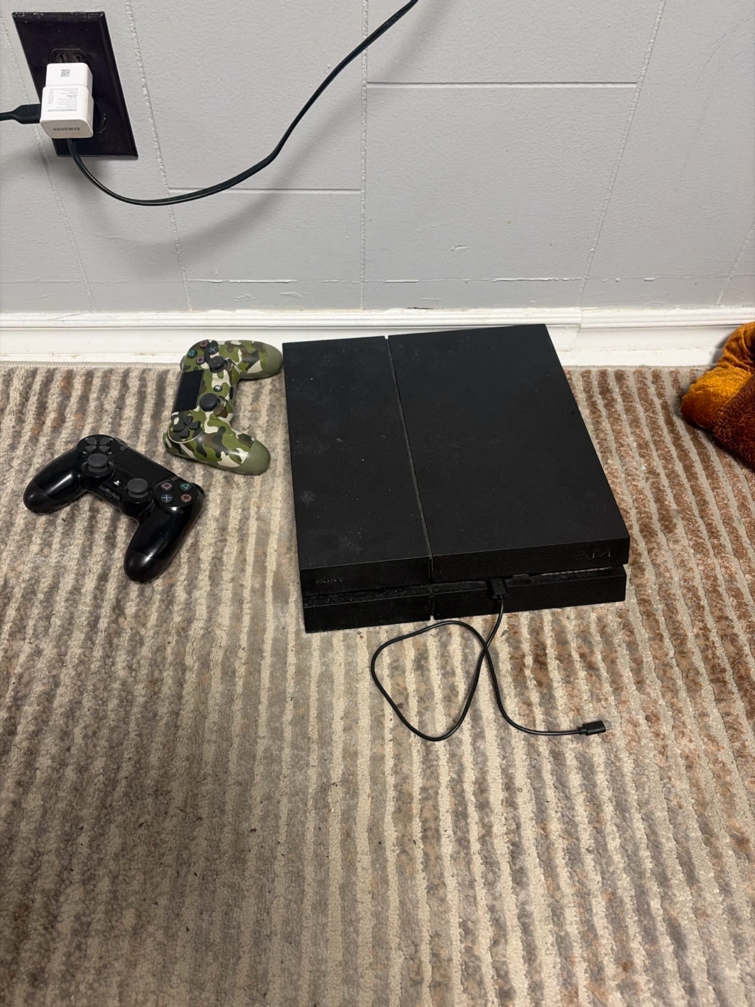 Sony PlayStation 4 Slim Console with Two Controllers