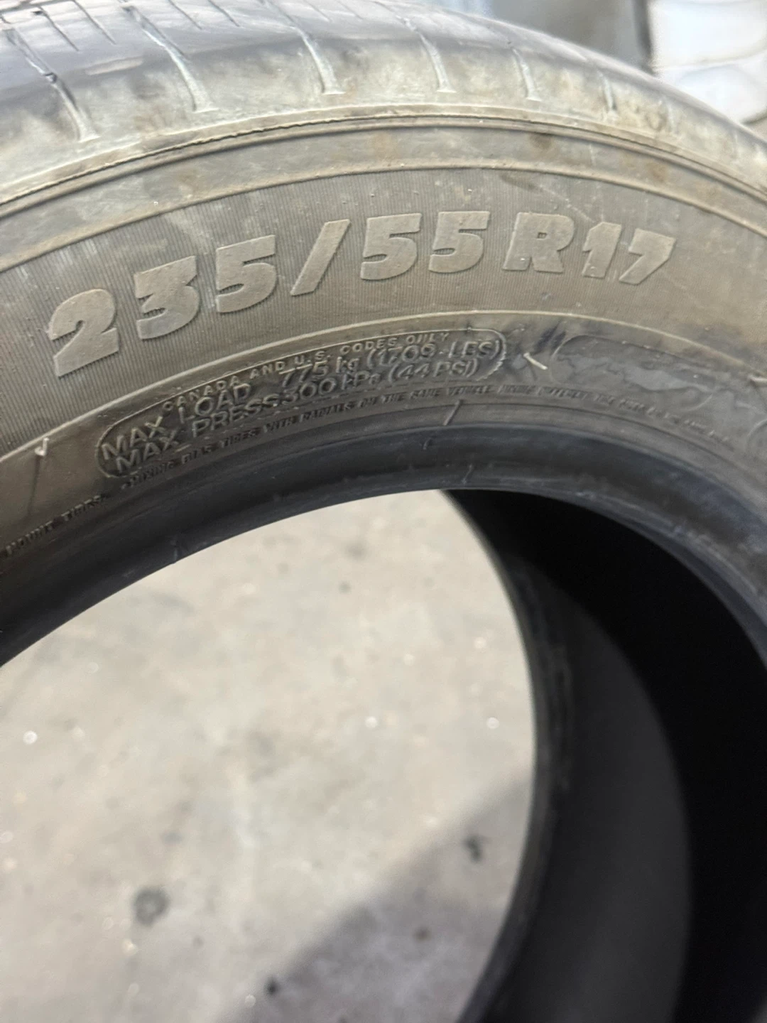 Michelin Tires 235/55R17 - photo 2