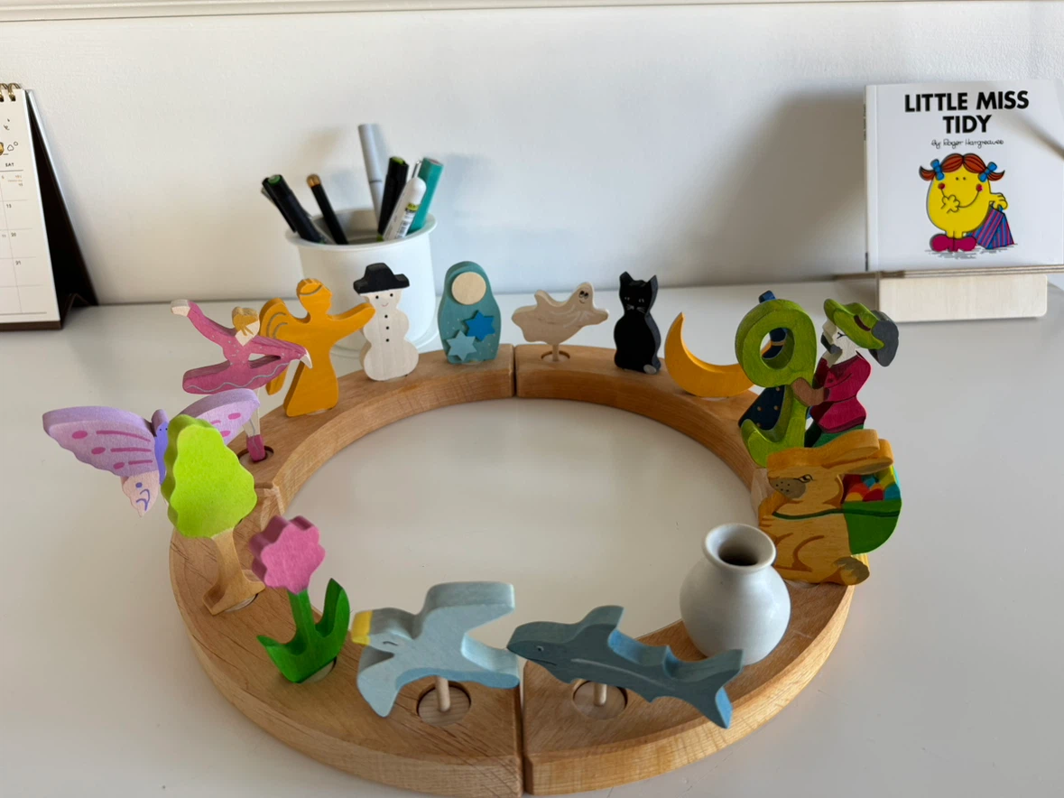 Grimm’s Wooden Birthday Ring with Figurines - photo 2