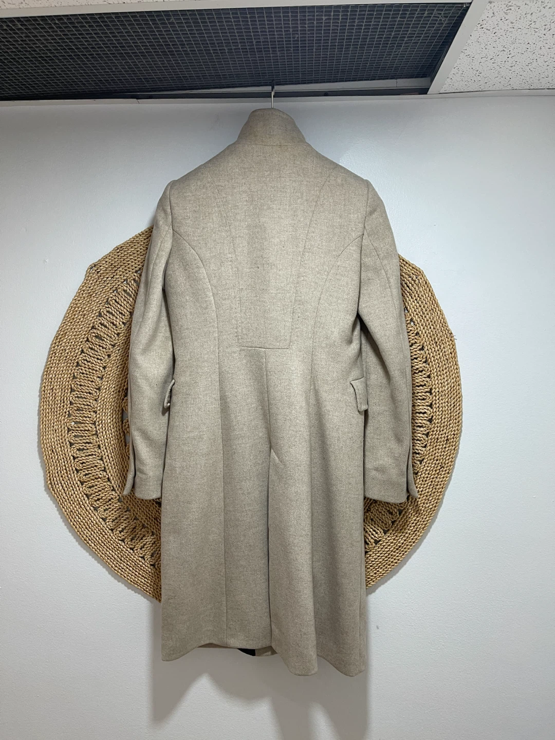 ZARA WOMAN Beige Wool Blend Coat - photo 2
