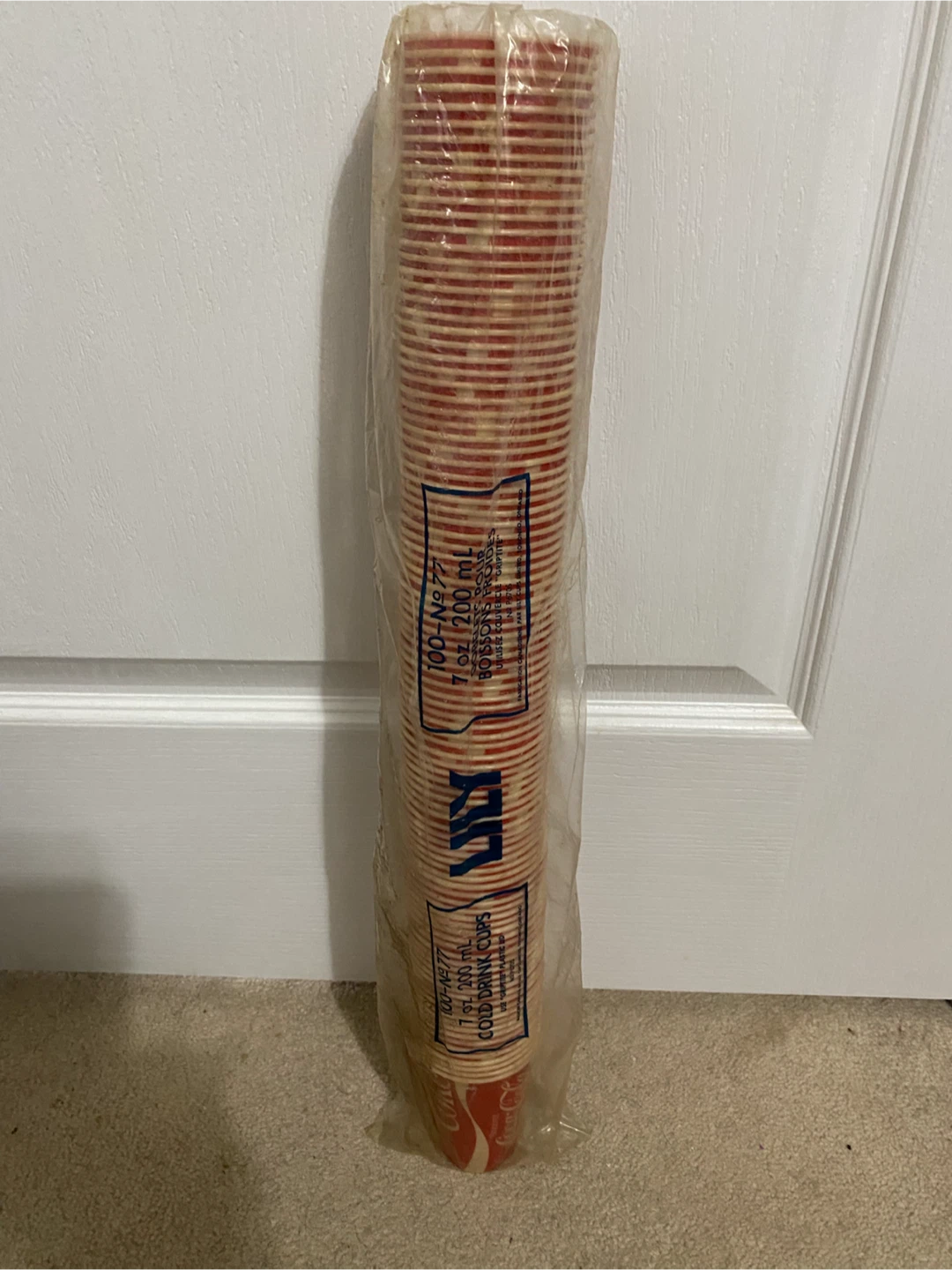 Vintage unused - 7 oz Coke Wax Paper Cups - photo 3