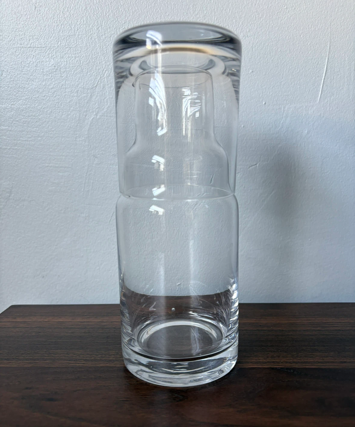 Clear Glass Carafe and Tumbler Set - photo 2