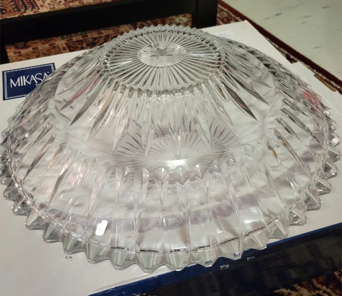 Beautiful Mikasa Diamond crystal bowl - photo 5