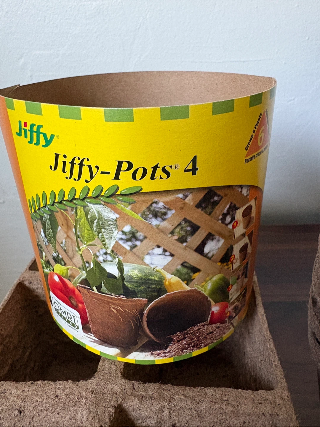 Jiffy-Pots biodegradable Seedling Pots
