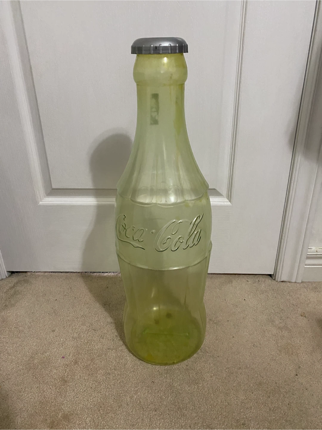 Large Vintage Coke Bank Bottle