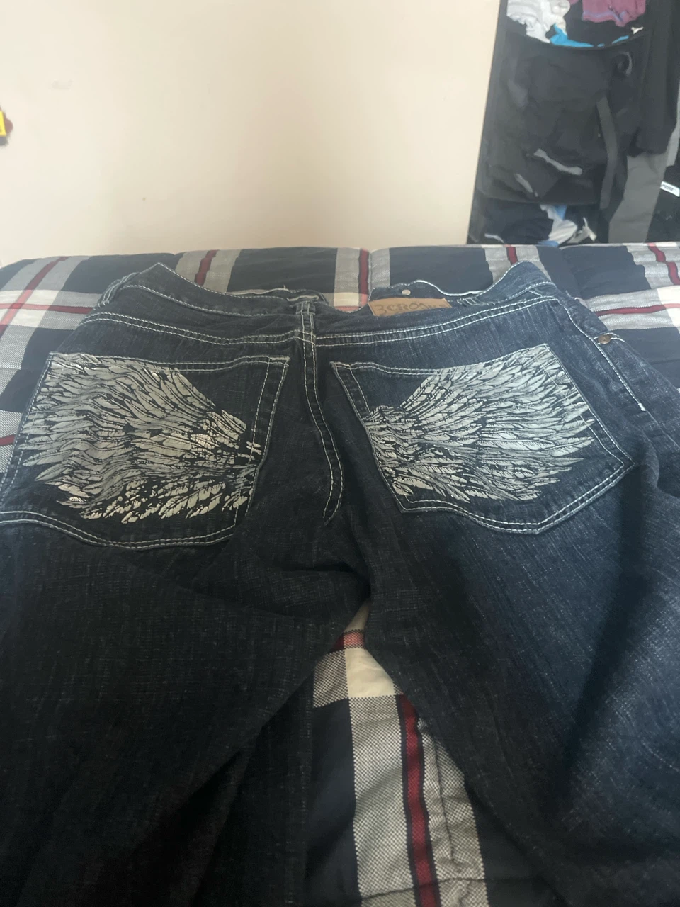 Ecko Unltd. Denim Jeans with Wing Design - photo 2