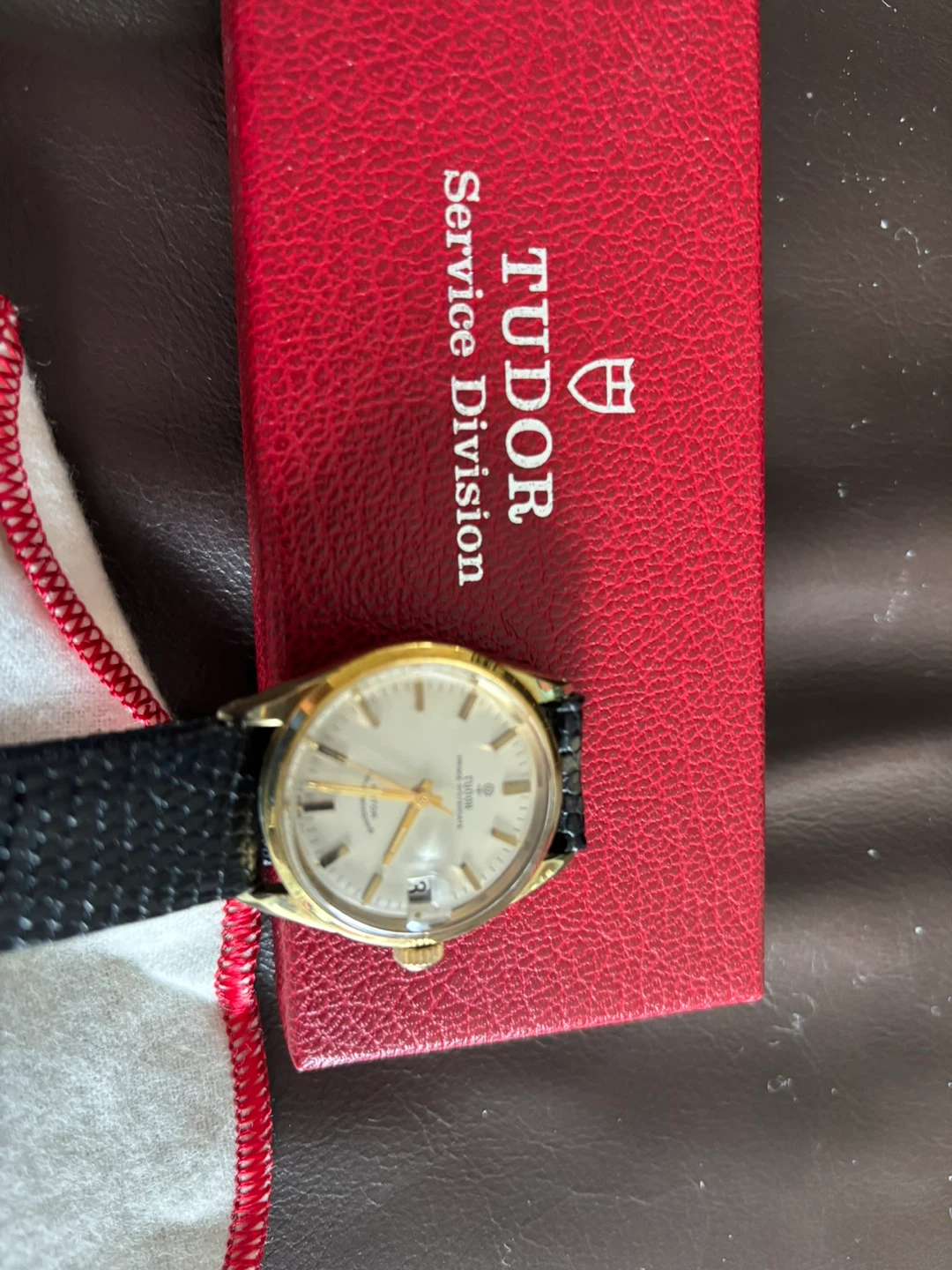 Tudor Prince Oyster date Rolex Gold Tone Watch