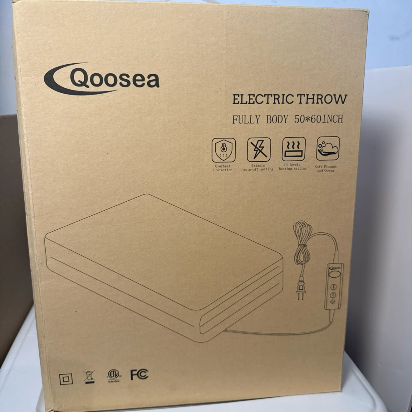 Qoosea Electric Throw Blanket 50"x60" - photo 5