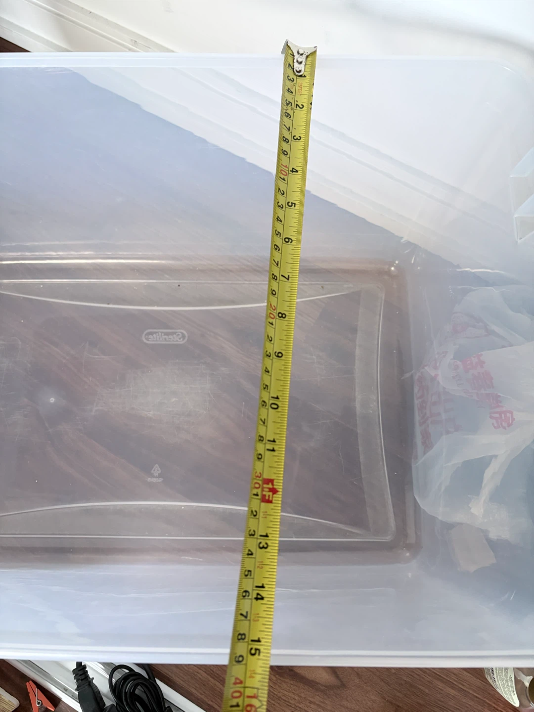 Sterilite 62L Clear Storage Box - photo 5