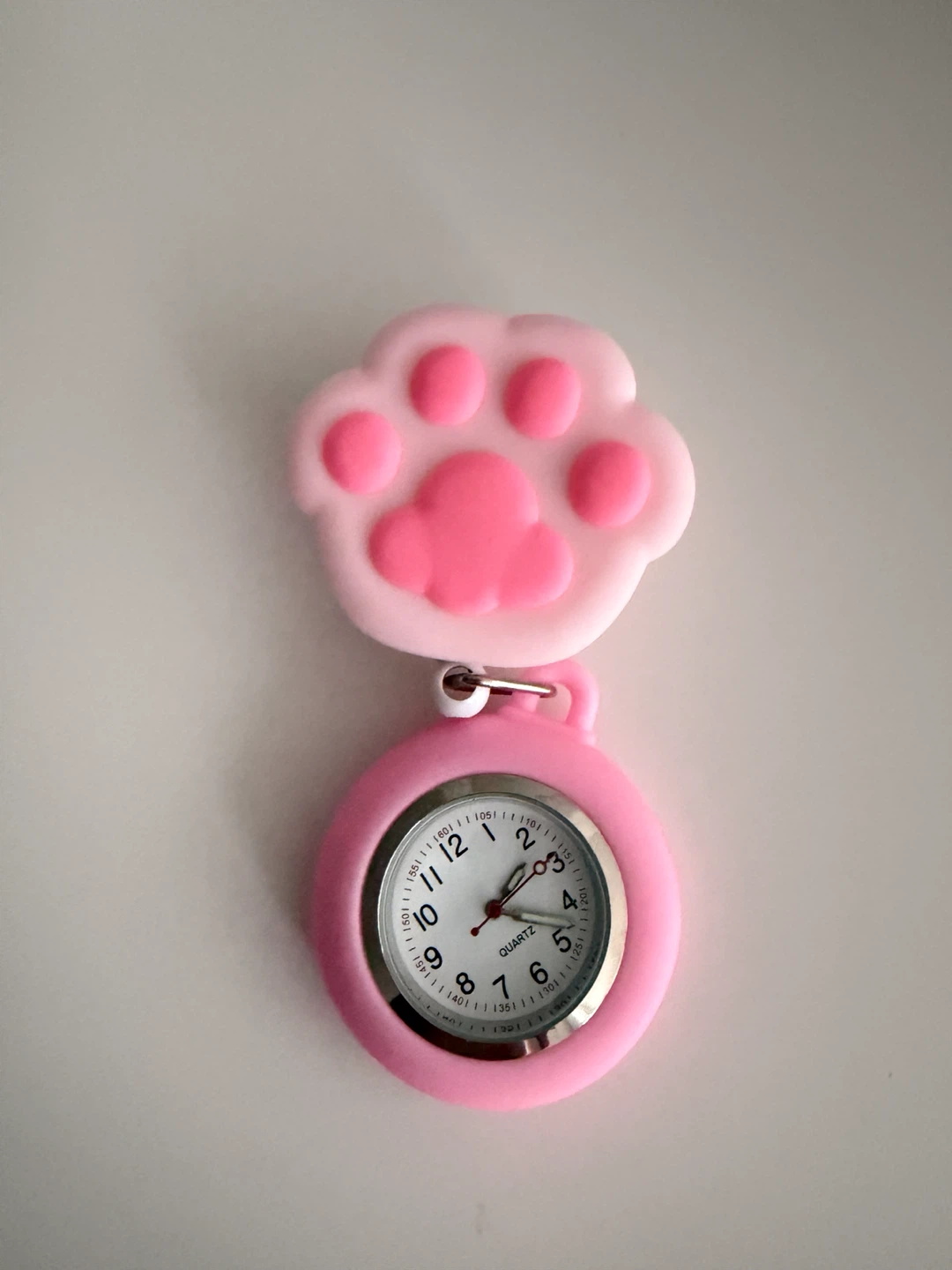 Pink Paw Print Nurse Watch