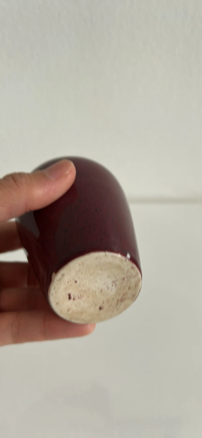 Small Red Ceramic Vase - photo 3