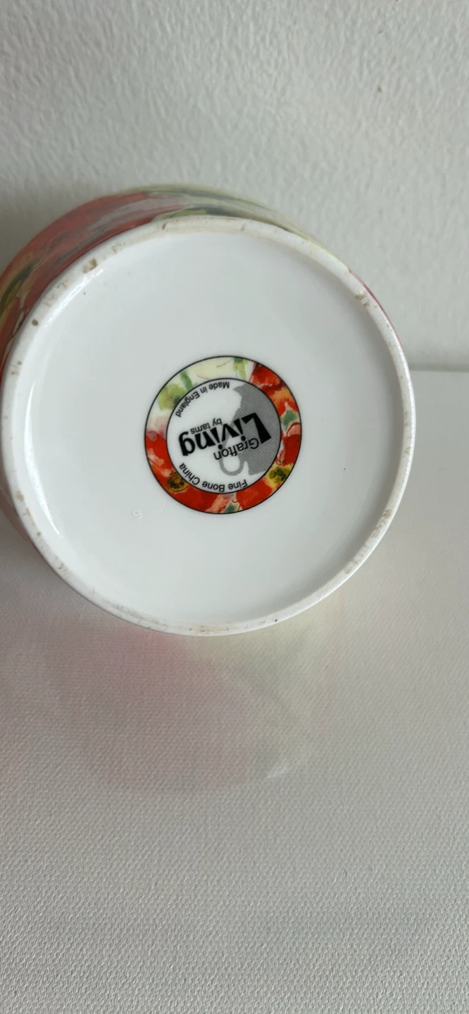 Grafton Living Fine Bone China Teacup with Poppies - photo 2
